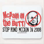 Anti-McCain círculo Mousepads