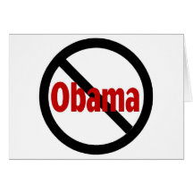 Anti Obama Cartão