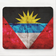 Antiguan; Bandeira de Barbudan Mouse Pad