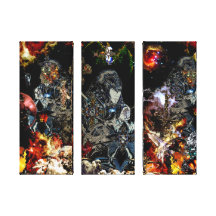 Anunnaki (legião) impressão de canvas envolvida