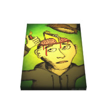 Apagamento da memória - impressão das canvas impressão de canvas envolvida