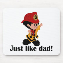 Apenas como o pai do bombeiro mouse pad