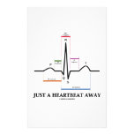 Apenas uma pulsação do coração afastado (EKG/ECG) Papel Personalizado