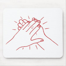 Aplauda suas mãos mousepad