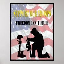 Apoie nosso poster das tropas
