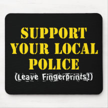 Apoie sua polícia local mouse pads