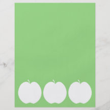 Apple branco panfleto coloridos