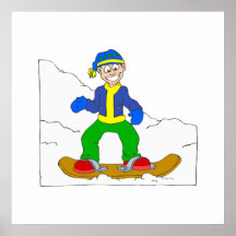 Aprendizagem ao Snowboard Poster