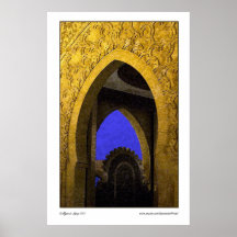 Archades árabe pôsteres