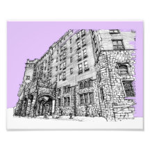 Architectture no lilac impressão fotográfica
