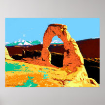Arco delicado Utá - impressão do poster da arte de