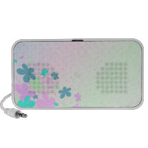 Arco-íris floral Pastel Caixinhas De Som Para Mp3