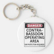 Área de funcionamento Contrabassoon Chaveiro