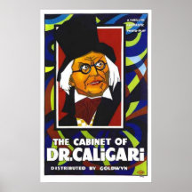 Armário do cartaz cinematográfico do Dr. Caligari Pôsteres