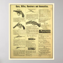 Armas, rifles, revólveres e munição do anúncio do  posters