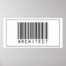 Arquiteto do código de barras pôsteres
