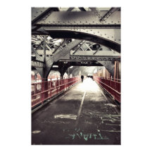 Arquitetura da Nova Iorque - ponte de Williamsburg Papéis Personalizados
