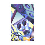 Arte 3-D abstrata moderna Impressão Em Canvas