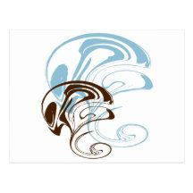 Arte abstracta bonito #002 cartões postais