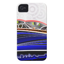 Arte abstracta capas iPhone 4 Case-Mate
