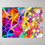 Arte abstracta da cor 10 posters