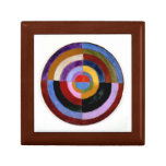 Arte abstracta de Robert Delaunay porta jóias