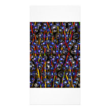 Arte abstracta de Ros do nêutron por Valxart.com Cartão Com Fotos