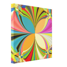 ARTE ABSTRACTA IMPRESSÃO DE CANVAS ESTICADA