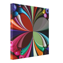 ARTE ABSTRACTA IMPRESSÃO DE CANVAS ESTICADA