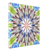 ARTE ABSTRACTA IMPRESSÃO DE CANVAS ESTICADA