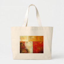 Arte abstracta original bolsa de lona