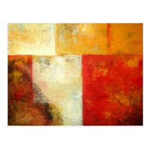Arte abstracta original cartao postal