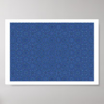 arte abstrata azul posteres
