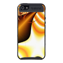 Arte alaranjada do Fractal Capa iPhone 5