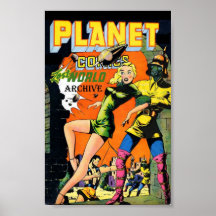 Arte cómica da época dourada - história em quadrin poster