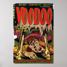 Arte cómica da época dourada - Voodoo Posters