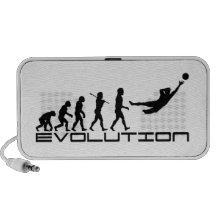 Arte da evolução do esporte do futebol do futebol  caixinha de som