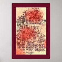 Arte da parede do Maya Posteres