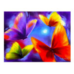Arte da pintura da parada da borboleta - multi cartões postais