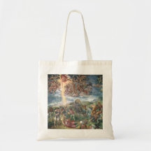 Arte de renascimento de Michelangelo Bolsas Para Compras