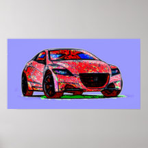 Arte do carro pôsteres