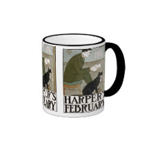 Arte do vintage - o fevereiro - o Penfield do harp Caneca