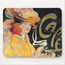 Arte Nouveau Café Mousepad