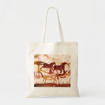 Arte pré-histórica da rocha de Lascaux Bolsas Para Compras