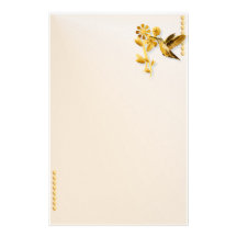 Artigos de papelaria do colibri do ouro