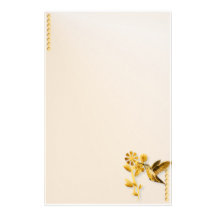 Artigos de papelaria do colibri do ouro