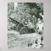 Artillerymen transportados por via aérea posters