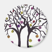 Árvore, natureza, 'Tree irrisório Imãs De Geladeira