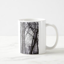 Árvore no inverno canecas