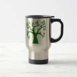 Árvore verde caneca